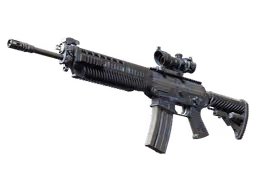 SG 553 | Night Camo (Battle-Scarred)
